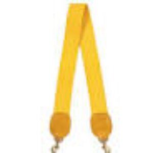 Clare V cotton webbing shoulder strap in yellow NWOT